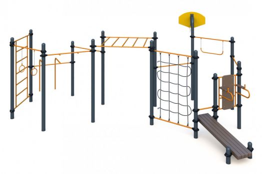 Спортивный комплекс с турниками W-06-011