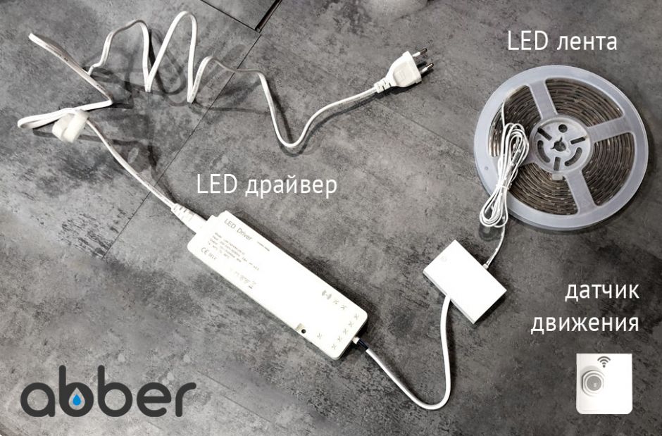 Подсветка для ванны ABBER AB0007 ФОТО