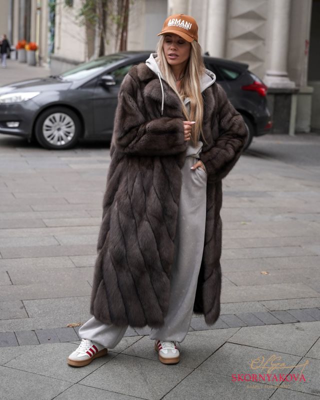 Шуба из соболя спорт - шик. Premium new collection