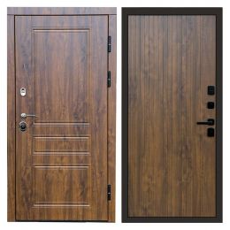 Входная дверь Termo-door Орегон Дуб FLAT Дуб с терморазрывом Металлическая