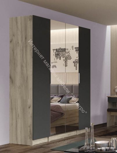 Фасад шкафа ВЕНЕЦИЯ Серый графит