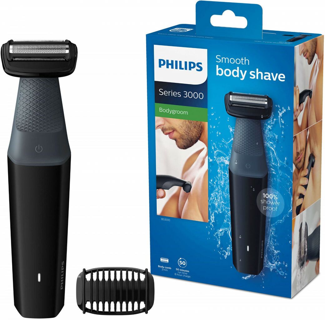 Триммер Philips BG3010/15 черный Бодигрум серия 3000 водонепроницаемый триммер для паха и тела
