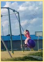 Качели-шар высота 225 см с креплением на трубу