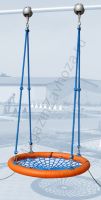 Качели-гнездо 132 см высота 250 см с креплением на трубу или к потолку