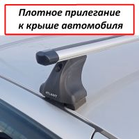 Багажник на крышу Lada Granta (sedan / liftback / hatchback), Атлант, аэродинамические дуги 50 мм