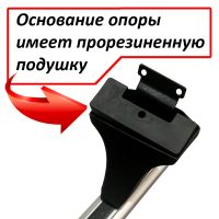 Багажник на крышу Lada Granta (sedan / liftback / hatchback), Атлант, аэродинамические дуги 50 мм