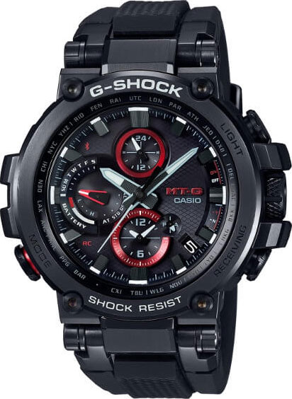 Японские наручные часы Casio G-SHOCK MTG-B1000B-1A с хронографом