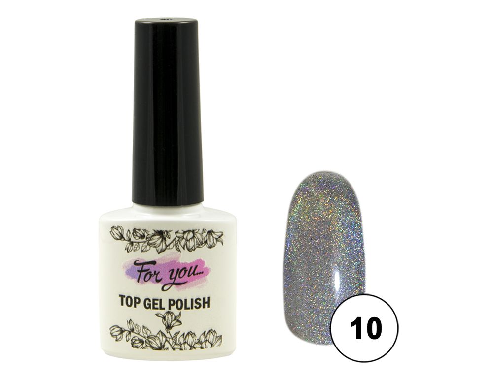 Гель-лак FOR YOU Cat's eye RAINBOW № 10