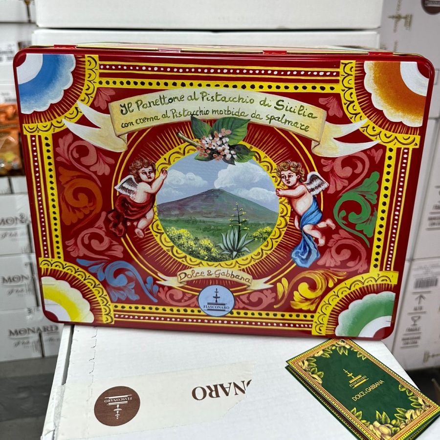 Панеттоне с фисташковым кремом  Dolce and Gabbana Fiasconaro 1000 г