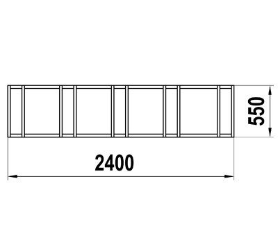 Велодержатель-1 ВЕЛО-1.1 уличный