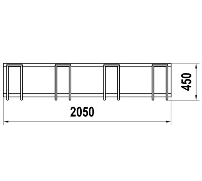 Велодержатель-10 ВЕЛО-1.10 уличный
