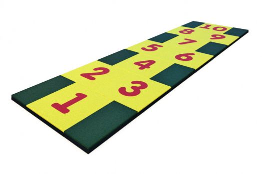 Искусственное покрытие Резиновая плитка "Квадрат" 30мм