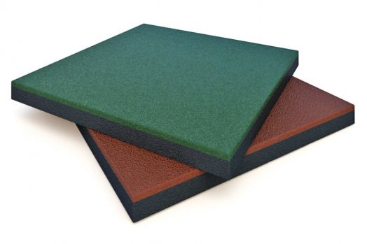 Искусственное покрытие Резиновая плитка "Квадрат" 40мм