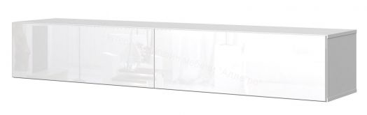 Тумба ТВ 180 SOMERO Белый/Белый глянец
