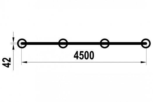 Элемент для скейт площадки Rail Type А
