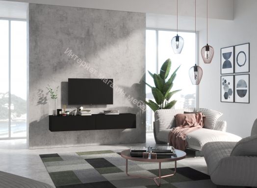 Тумба ТВ 180 SOMERO Чёрный