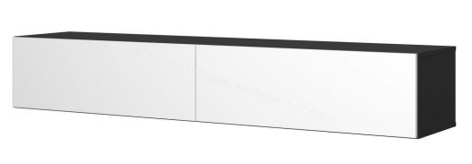 Тумба ТВ 180 SOMERO Чёрный/Белый