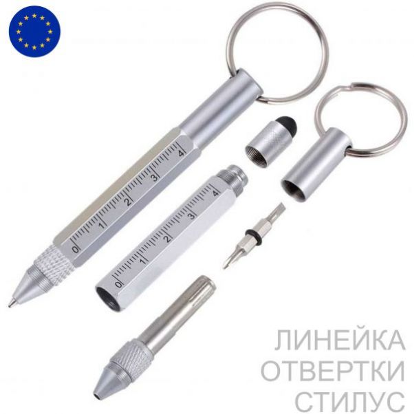 Ручка Tool Pen Micro серебристая