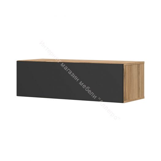 Тумба ТВ 100 SOMERO Дуб Вотан/Чёрный