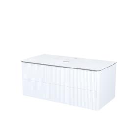 Тумба подвесная, со столешницей, 100 см, белый, Aiger, IDDIS, AIG10W0i95K