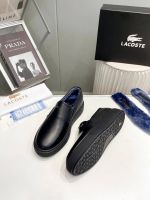 Мужские лоферы Lacoste с мехом