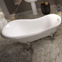 Ванна на декоративных лапах Flaminia Evergreen 170 EG170 схема 1