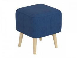 6-5130 Банкетка (МОНО mini) (ш420*г420*в460мм) ткань Modus 18 сапфир