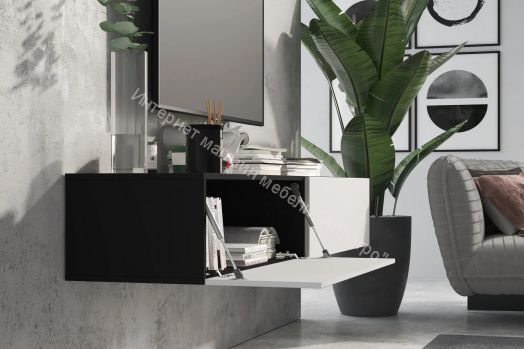 Шкаф-витрина SOMERO корпус Чёрный