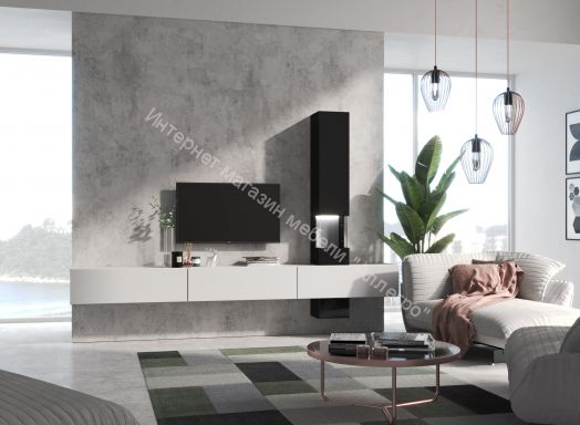 Шкаф-витрина SOMERO корпус Чёрный