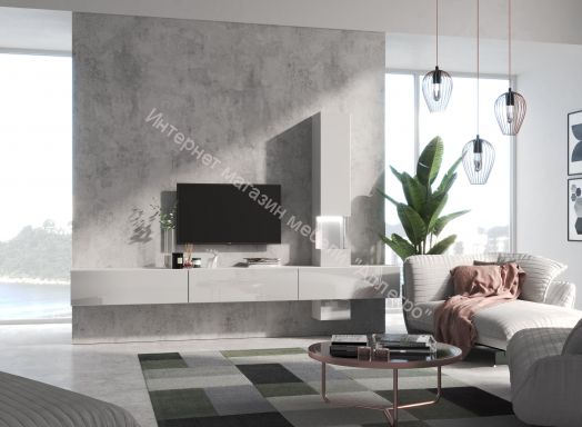 Шкаф-витрина SOMERO корпус Белый