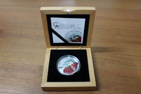Танзания 1000 шиллингов "Экзотические бабочки 3D. Cymothoe hobarti" 2016 год Proof