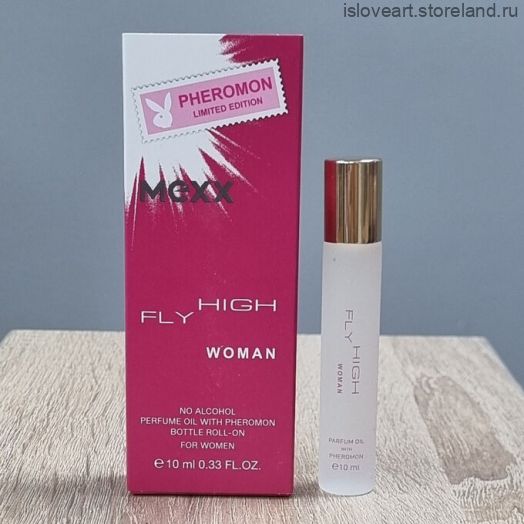 Парфюмерное масло Mexx Fly High Woman с феромонами, женский аромат, 10мл