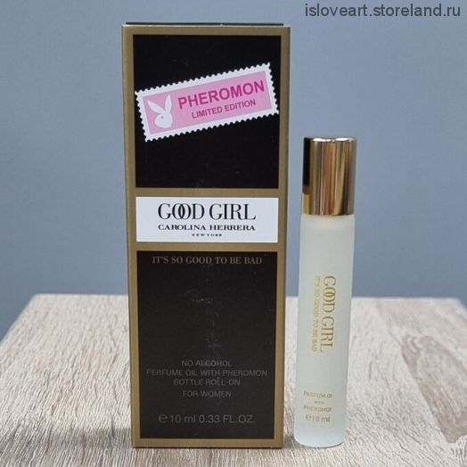 Парфюмерное масло  Carolina Herrera Good Girl с феромонами, женский аромат, 10мл