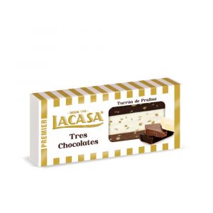 Нуга три шоколада Lacasa Trurron de Tres Chocolates 250 г - Испания