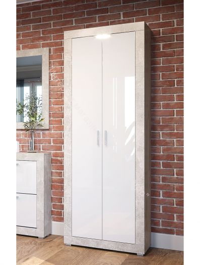 Прихожая МОНТАНА К-2 Аtelier/Белый глянец