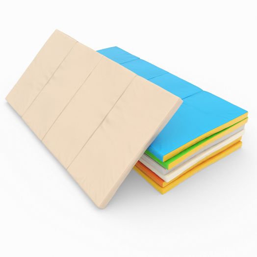 Мат (мягкий щит)  2000*1000*60, в 4 сложения (бежевый)