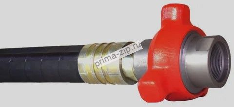РВД с БРС 2" DN50 PN100 ст. 09Г2С ХЛ1 L-6000 мм