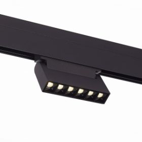 Светильник Магнитный Трековый ST-Luce ST364.446.06 Черный LED 1*6W 4000K 532Lm Ra>80 36° IP20 L120xW22xH108 48V / СТ Люче.
