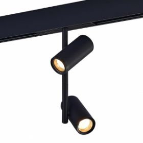Светильник Магнитный Трековый ST-Luce ST808.446.16 Черный LED 1*16W 4000K 1 200Lm Ra>90 36° IP20 D45xH240 48VV / СТ Люче.