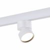 Светильник Магнитный Трековый ST-Luce ST809.536.09 Белый LED 1*9W 3000K 550Lm Ra>90 120° IP20 D85xH126 48V / СТ Люче.