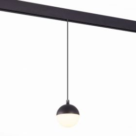 Светильник Магнитный Трековый Подвесной ST-Luce ST358.443.07 Черный LED 1*7W 4000K 520Lm Ra>80 120° IP20 D90xH90 48V / СТ Люче.
