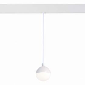 Светильник Магнитный Трековый Подвесной ST-Luce ST358.543.07 Белый LED 1*7W 4000K 520Lm Ra>80 120° IP20 D90xH90 48V / СТ Люче.