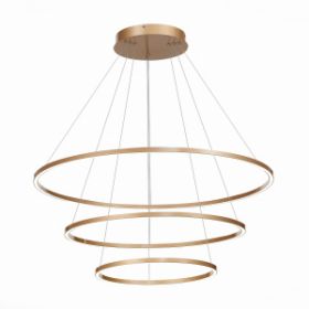 Светильник Подвесной SMART ST-Luce ST605.203.114 Золотистый/Белый LED 1*114W 2800-6500K / СТ Люче.