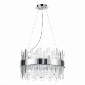 Люстра Подвесная ST-Luce SL1160.103.12 Хром/Хром, Прозрачный G9 12*5W / СТ Люче.