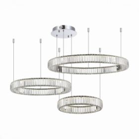 Люстра Подвесная ST-Luce SL1622.113.03 Хром/Прозрачный LED 1*122W 4000K / СТ Люче.