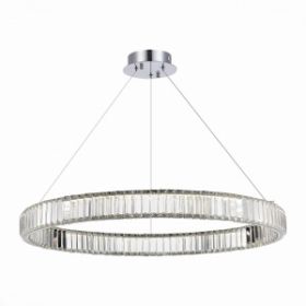 Люстра Подвесная ST-Luce SL1622.163.01 Хром/Прозрачный LED 1*40W 4000K / СТ Люче.