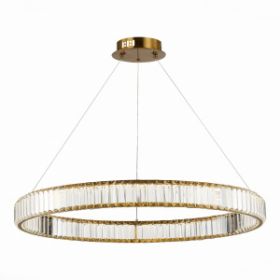 Люстра Подвесная ST-Luce SL1622.383.01 Латунь/Прозрачный LED 1*52W 4000K / СТ Люче.