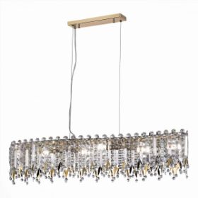 Люстра Подвесная ST-Luce SL1655.213.06 Золотистый/Прозрачный E14 6*40W / СТ Люче.
