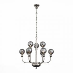 Люстра Подвесная ST-Luce SL552.103.09 Никель/Дымчатый G9 9*5W / СТ Люче.