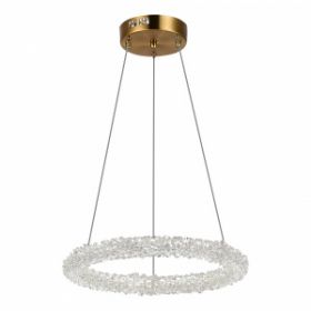 Люстра Подвесная ST-Luce SL6110.203.01 Золотистый/Золотистый LED 1*25W 3000 - 6500K / СТ Люче.